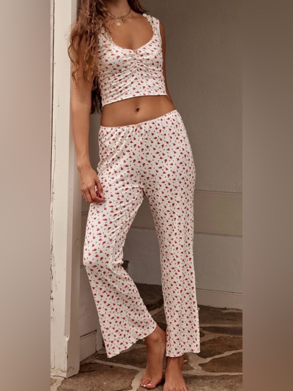 Free People Intimately Fresh in Love Lounge Set